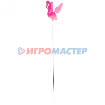 Фигура на спице "Фламинго с расправленными крыльями" 14*40см для отпугивания птиц