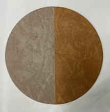 Салфетка на стол 37см "Марс" кофейно-коричневая
