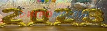 Надувные шары Шар фольгированный 32" (81 см) Цифра 1 "Королевский вечер", Золото