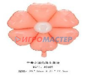 Надувные шары Шар фольгированный 71*71 см "Цветочный рай", Розовый