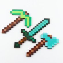Набор сувенирного оружия, из трех предметов, в стиле игры «Майнкрафт»