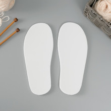 Подошва для вязания обуви "Эва" размер "42", толщина 4 (±0,5) мм,  белый