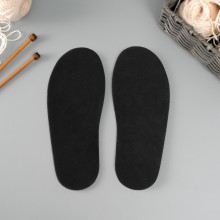 Подошва для вязания обуви "Эва" размер "36", толщина 4 (±0,5) мм,  черный
