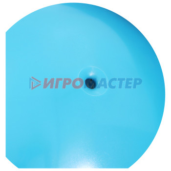Мяч для художественной гимнастики «Металлик», d=19 см, 420 г, цвет голубой