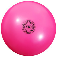 Мяч для художественной гимнастики «Металлик», d=15 см, 300 г, цвет фуксия