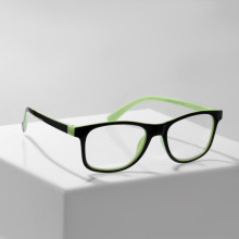 Готовые очки GA0519 (Цвет: C1 чёрный, зелёный; диоптрия: + 3,5; тонировка: Нет)