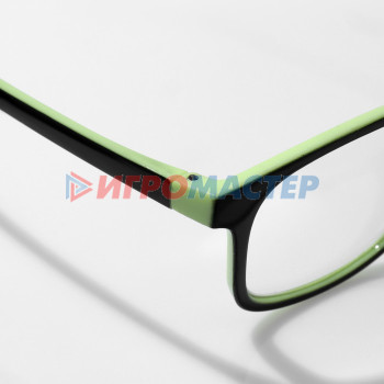 Готовые очки GA0519 (Цвет: C1 чёрный, зелёный; диоптрия: + 3,5; тонировка: Нет)