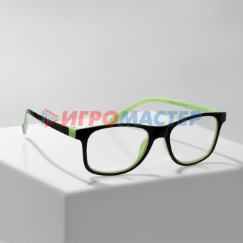 Готовые очки GA0519 (Цвет: C1 чёрный, зелёный; диоптрия: + 3; тонировка: Нет)