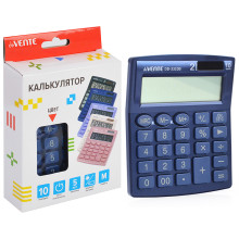 Калькулятор настольный, 105x127x21 мм, 10 разрядный, автоматическое вычисление пр