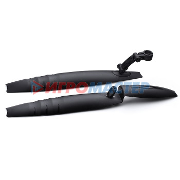 Запчасти и аксессуары для велосипедов Набор крыльев 26&quot; Rocket 012, пластик, цвет черный
