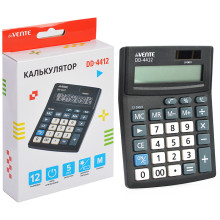 Калькулятор настольный, 102x137x31 мм, 12 разрядный, автоматическое вычисление ква