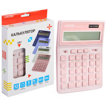 Калькулятор настольный, 155x204x33 мм, 12 разрядный, двойное питание, двойная пам