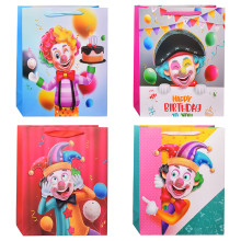 Пакет подарочный 00-4291 &quot;Клоун вечельчак&quot; 26x10x32 см, 3D