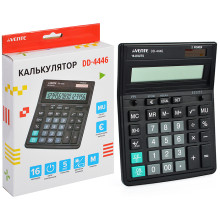 Калькулятор настольный, 153x199x31 мм, 16 разрядный, двойное питание, автоматическ