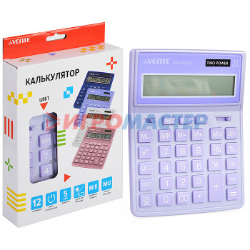 Калькуляторы Калькулятор настольный, 155x204x33 мм, 12 разрядный, двойное питание, двойная пам