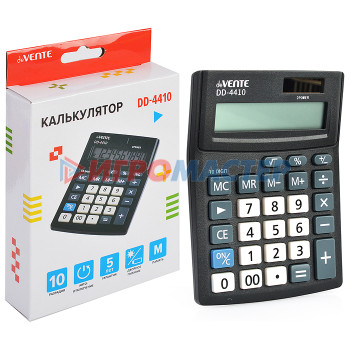 Калькуляторы Калькулятор настольный, 102x137x31 мм, 10 разрядный, автоматическое вычисление ква