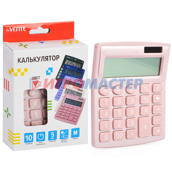 Калькуляторы Калькулятор настольный, 105x127x21 мм, 10 разрядный, автоматическое вычисление пр
