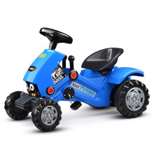 Каталка-трактор с педалями &quot;Turbo-2&quot; (синяя)