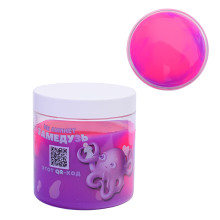 Слайм &quot;Стекло&quot; Медуза 400 грамм фиолетовый/розовый неон