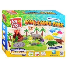 Масса для лепки набор Dinosaurs park - Парк динозавров, 3d формы, 13 аксессуа