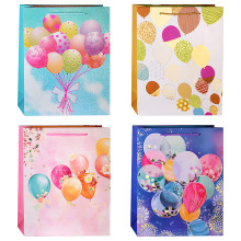 Пакет подарочный бумажный &quot;Balloons in the sky&quot; вертикальный, размер 26x32x10 см, с конгрев