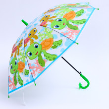 Зонт детский полуавтомат "Яркая Змейка", 8 спиц, d-80см, длина в слож. виде 65см