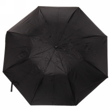 Зонт мужской полуавтомат "Ultramarine - Эстет", двухцветный, цвет черный, 8 спиц, d-95см, длина в слож. виде 40см