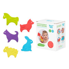 Набор игрушек для ванны мини-коврики ANIMALS, 15 шт